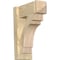 Ekena Millwork Merced Arts & Crafts Rough Sawn Outlooker, Douglas Fir, 6"W x 14"D x 18"H OUT06X14X18MRC03RDF - alternate 1